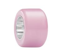 PANDORA Mini abalorio de plata de ley con cristal de Murano rosa Moments 794773C05