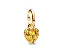 PANDORA Mini Colgante Charm Corazón Dorado 763862C01