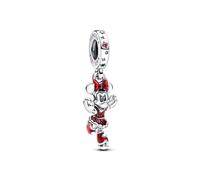 PANDORA Moments 793530C01 - Colgante de plata de ley, diseño de Minnie Mouse, Rot, Plata de ley, Cristal artificial.