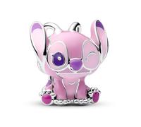 Pandora Charm Angel de Lilo Y Stitch de Disney en Plata de Ley