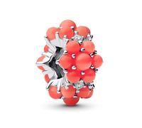 Pandora Moments 793897C01 - Abalorio de plata de ley con circonitas (compatible con colgante Moments), 11,5x10,7x7,3 mm, Plata de ley, Circonita cúbica