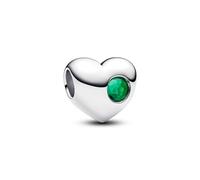 PANDORA Moments 794161C05 - Colgante de plata de ley con cristal artificial, compatible con Moments, color verde
