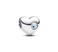 Pandora Charms Charm Corazón Gema Azul Aguamarina 794161C03