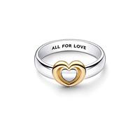 Pandora Anillo en plata de ley y con un recubrimiento en oro 162504C00 52