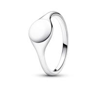 Pandora Moments Anillo de plata de ley grabable, talla 50