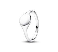 Pandora Moments Anillo de plata de ley grabable, talla 52