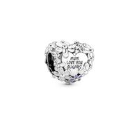 Pandora Moments Charm en plata de ley Corazón Margarita Mamá 791155C01