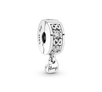 Pandora Moments Clip en plata de ley Familia Siempre en Pavé 791151C01