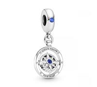 Pandora Charm Círculo Eternity Enero en Rojo
