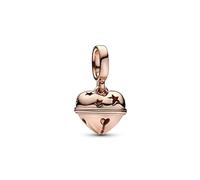 Pandora Moments Colgante con diseño de campanilla en forma de corazón chapado en oro rosa de 14 quilates