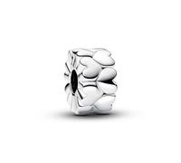 Pandora Moments Dijes de plata de ley con diseño de corazón