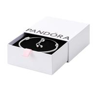 Pandora Moments Pulsera de cadena de serpiente con circonita cúbica transparente