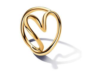 Pandora Organisch Geformtes Herz Ring 163288C00 Anillo para mujeres