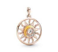 Pandora Pandora Me MEMedallón con un recubrimiento en oro rosa de 14k Poder del Sol Pandora 781965C01