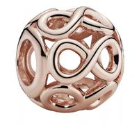 Pandora Passions Dije con símbolo de infinito chapado en oro rosa de 14 quilates