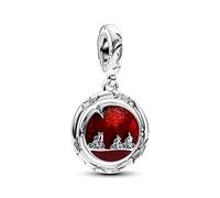 Pandora Charm Colgante Mundo del Revés Que Brilla en La Oscuridad de Stranger Things en Plata de Ley