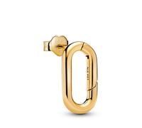 PANDORA Me 263856C00 - Pendientes de plata de ley chapada en oro de 14 quilates compatibles con colgantes