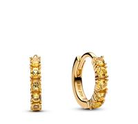 Pandora Pendientes de aro chapados en oro 263849C01