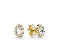 Pandora Pendientes de botón Mujer vermeil - 266252CZ