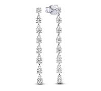 Pandora Timeless Pendientes colgantes de plata de ley con circonitas cúbicas transparentes