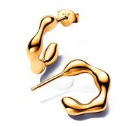 Pandora Pendientes Pendientes de Aro Abierto Forma Orgánica 263269C00