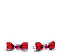Pandora Disney 293779C01 - Pendientes de plata de ley con cristales artificiales, diseño de Blancanieves, 3,3x 4,3x 11,2 mm, Plata de ley, Crystal