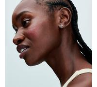 Pandora Pendientes Pendientes de botón Halo Redondo Brillante 291248C01