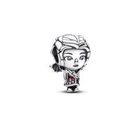 Pandora Project House Colgante con diseño de Daenerys de plata de ley con esmalte rojo transparente