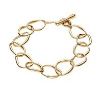 Pandora Pulsera de mujer con forma orgánica de color dorado 563864C00, 563864C00-2, Plata de ley, No es una piedra preciosa