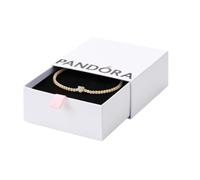 PANDORA Pulsera de tenis con corazón brillante