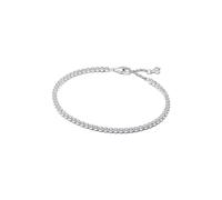 PANDORA Pulsera de tenis para mujer, color dorado, circonita, 563927C01, 20 cm, Plata, Circonita cúbica