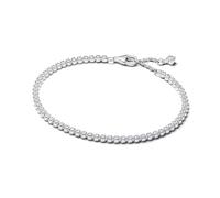 Pandora Pulsera de tenis de plata de ley con circonitas cúbicas transparentes 593927C01