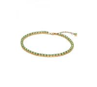 Pandora Pulsera de tenis para mujer, verde claro, dorado, 561469C02
