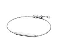 PANDORA Pulsera para mujer de plata 594010C01, 18cm, Plata de ley, Circonita cúbica
