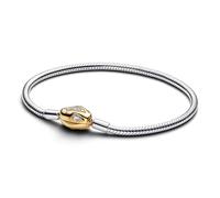 Pandora Pulsera Moments Cadena Y Cierre de Serpiente en Plata de Ley | 20 cm