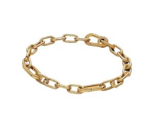 Pandora Pulsera pequeña de eslabones de oro de 14 quilates, de la colección ME, longitud: 15 cm, 563829C00-1, 563829C00-1, Plata de ley, No es una piedra preciosa