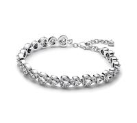 PANDORA Pulsera Timeless 593655C01-18 corazones, Brazalete