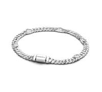 PANDORA Pulsera de plata para mujer con circonitas y corazón 594226C01, 18cm, Plata de ley, Circonita cúbica