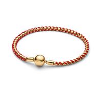 Pandora Pulsera trenzada de cadena bañada en Oro 563816C01 18