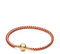 Pandora Pulseras Pulsera Cadena de Serpiente Cordón Rojo 563816C01