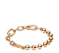 Pandora Pulseras Pulsera de Cadena de Eslabones y Esferas Metálicas