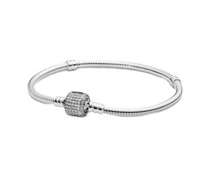 Pandora Pulseras Pulsera Moments Cadena de Serpiente con cierre de firma 590723CZ