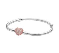 Pandora Pulseras Pulsera Moments con cierre corazón para charms 586292CZ