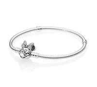 Pandora Pulseras Pulsera Moments en plata de ley Retrato de Minnie Brillante 597770CZ