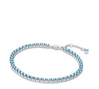 Pandora Pulsera de tenis con cristal azul aguamarina. 591469C03 18