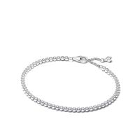 PANDORA Pulsera de tenis para mujer, plata y circonita, 593927C01, 20cm, Plata de ley, Circonita cúbica