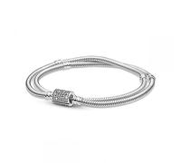 PANDORA Reflexiones, Pulsera, para Mujer, Gris ,17 cm