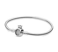PANDORA Reflexiones, Pulsera, para Mujer, Gris ,19 cm