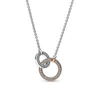 PANDORA Collar 382778C01-45 círculos entrelazados