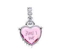 Pandora Charm Colgante I Love You Mom en Plata de Ley